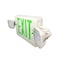 L1 LED Exit Sign 3.5W, White / Green, Combo Headlights, Emergency Watt 1.6W, UL & Title 20 Listed LOC-EXIT-3.5WGLW-SCOM - alternate 3